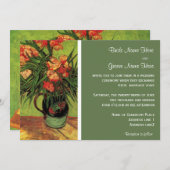 Invitations de mariage vintage, Vincent van Gogh (Devant / Derrière)