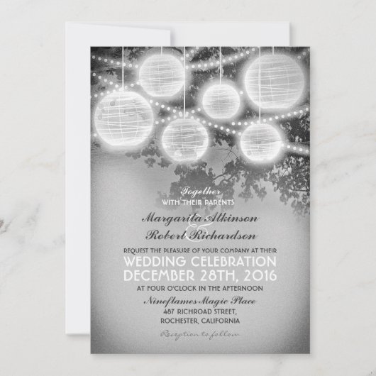 invitations de mariage vintages (Devant)