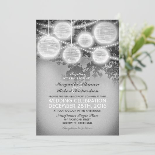invitations de mariage vintages (Debout devant)