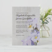 Invitations de mariage Vintages (Debout devant)