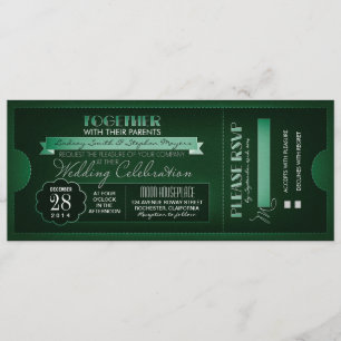 Invitations de mariage vintages