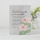 Invitations de mariage Vintages (Debout devant)