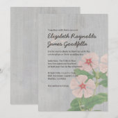 Invitations de mariage Vintages (Devant / Derrière)