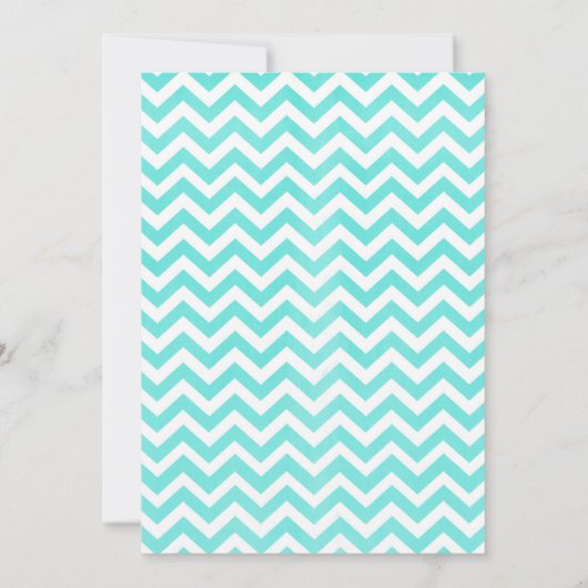 Invitations de mariage Vintages à Zigzag (Dos)