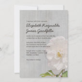 Invitations de mariage Vintages Gardenia (Devant)