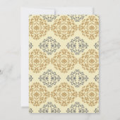 Invitations de mariages campagnards motifs de l'Ou (Dos)