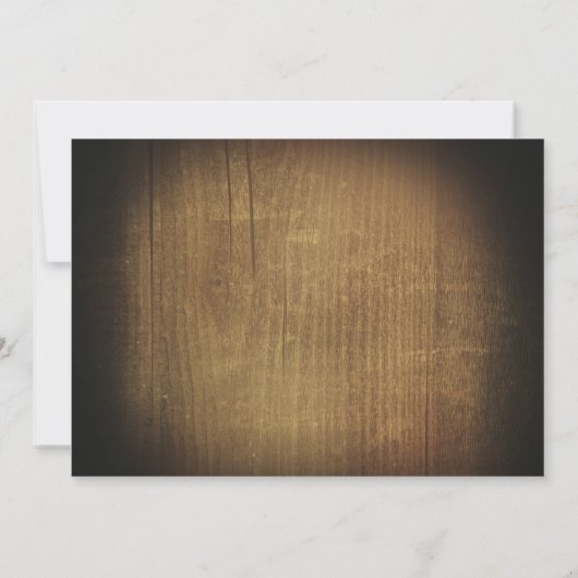 invitations de mariages campagnards rustiques en b (Dos)