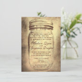 Invitations de Mariages campagnards rustiques Maso (Debout devant)