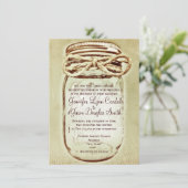 Invitations de Mariages campagnards rustiques Maso (Debout devant)