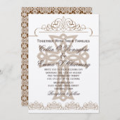 Invitations de mariages croisés (Devant / Derrière)