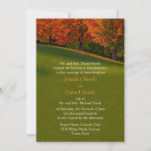 Invitations de Mariages de automne rustiques (Devant)