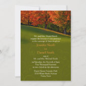 Invitations de Mariages de automne rustiques (Devant)