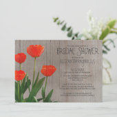 Invitations de mariées de tulipes russes (Debout devant)