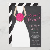 Invitations de mariées du tableau de bord de Fête  (Devant / Derrière)