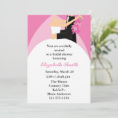 Invitations de mariées et de mariées à la douche n (Debout devant)