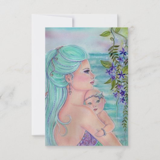 Invitations de mères de famille et de bébés par Re (Devant)