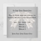 Invitations de Métis Cartes d'art autochtones pers (Dos)