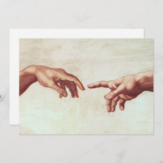 Invitations de Michelangelo Hands (Devant / Derrière)