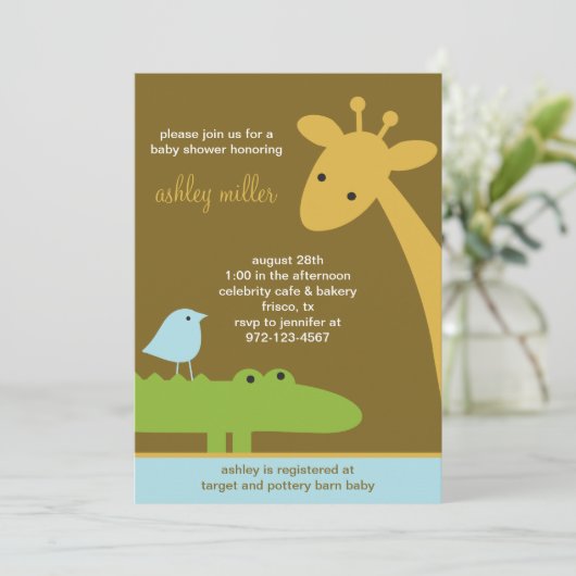 Invitations de Mod Jungle (Debout devant)