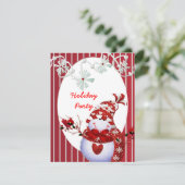 Invitations de MODÈLES de Fêtes Snowman (Debout devant)