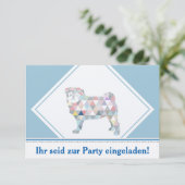 Invitations de Mops (Debout devant)