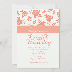 Invitations de Motifs de fleurs