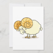 Invitations de mouton de bélier (Devant)