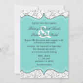 Invitations de Mr & Mme Blue Wedding (Dos)