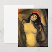 Invitations de Munch Madonna (Devant / Derrière)