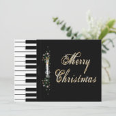 Invitations de musique de Noël - Piano - Musique (Debout devant)