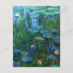 Invitations de nénuphars de Monet Nympheas<br><div class="desc">Invitations de nénuphars de Monet Nympheas. Peinture à l'huile sur la toile 1915. Pendant les trente dernières années de sa vie, Monet a peint son étang de lis chez Giverny. Nympheas représente un de son meilleur et travaux plus aimés avec ses riches et utilisation diverse des verts. Un grand cadeau...</div>