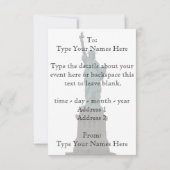 Invitations de New York personnalisées RSVP de New (Dos)