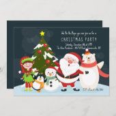 Invitations de Noël (Devant / Derrière)