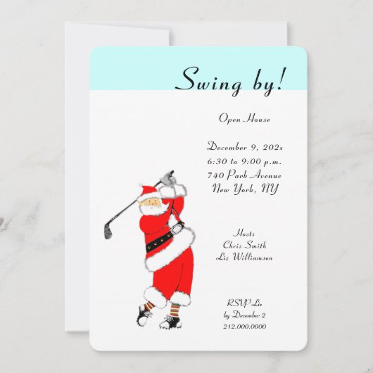 Invitations de Noël (Devant)