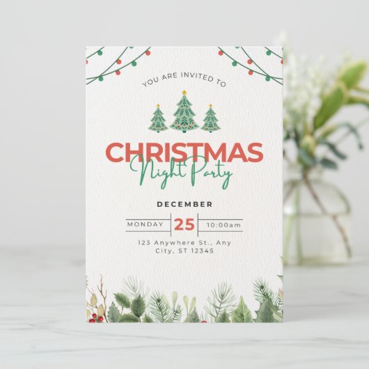 Invitations de Noël (Debout devant)