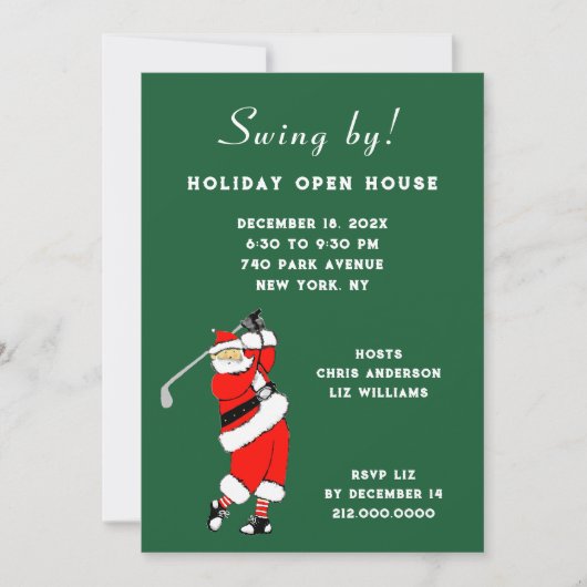 Invitations de Noël (Devant)