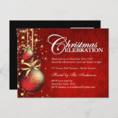 Invitations de Noël (Devant / Derrière)