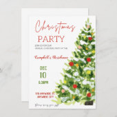 Invitations de Noël (Devant / Derrière)