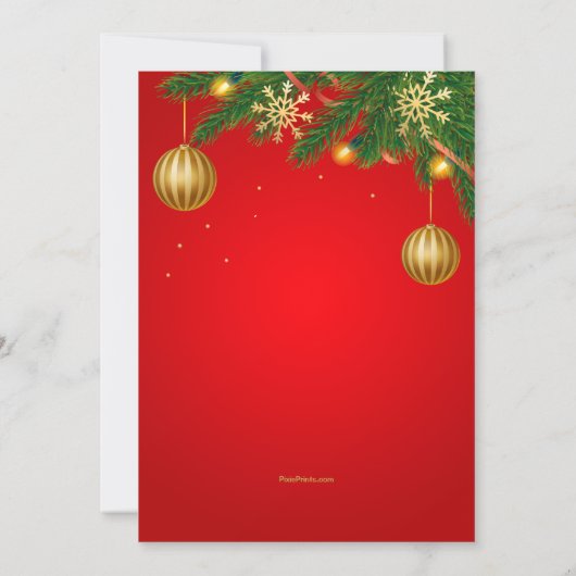 Invitations de Noël (Dos)