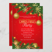 Invitations de Noël (Devant / Derrière)