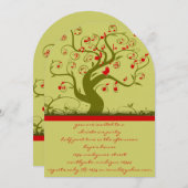 Invitations de Noël à la fête de Noël de mignonne  (Devant / Derrière)