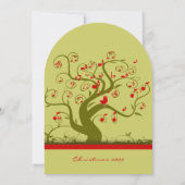 Invitations de Noël à la fête de Noël de mignonne  (Dos)