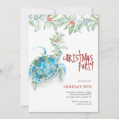 Invitations de Noël à la plage (Devant)