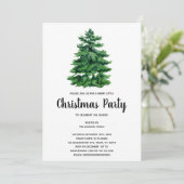 Invitations de Noël Arbre (Debout devant)