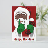 Invitations de Noël aux Père Noël d'Amérique Afric (Debout devant)