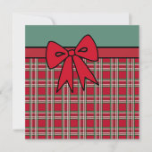 Invitations de Noël Bow (Devant)