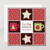 Invitations de Noël Cookie Exchange Party (Devant / Derrière)