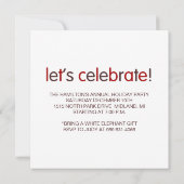 Invitations de Noël Cookie Exchange Party (Dos)