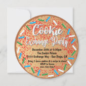 Invitations de Noël Cookie Exchange Party (Devant)