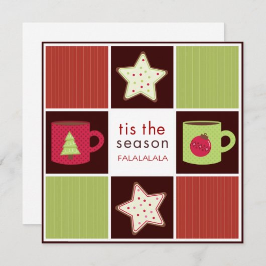 Invitations de Noël Cookie Exchange Party (Devant / Derrière)